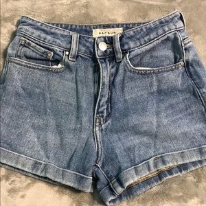 Pacsun Mom shorts ocean blue